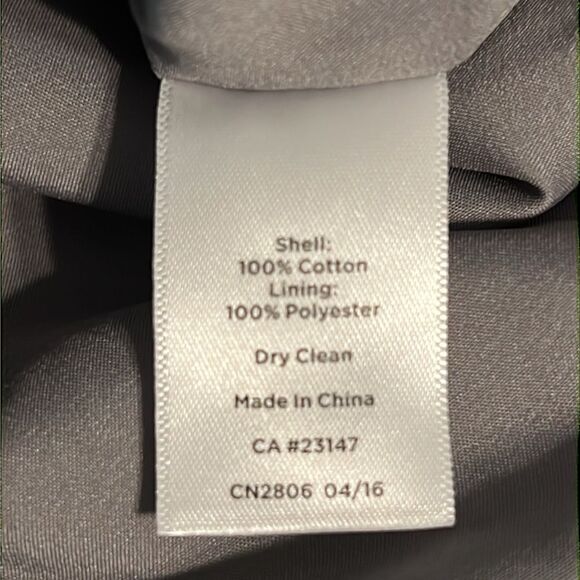 Talbots Black, Grey, White Pattern Lined Skirt Size 14 - Picture 12 of 12